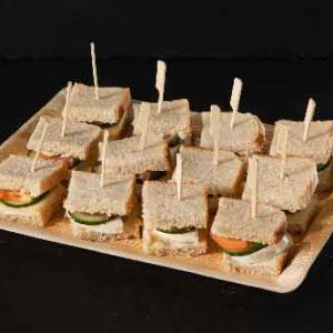 12er Mini Sandwich Vegi Platte